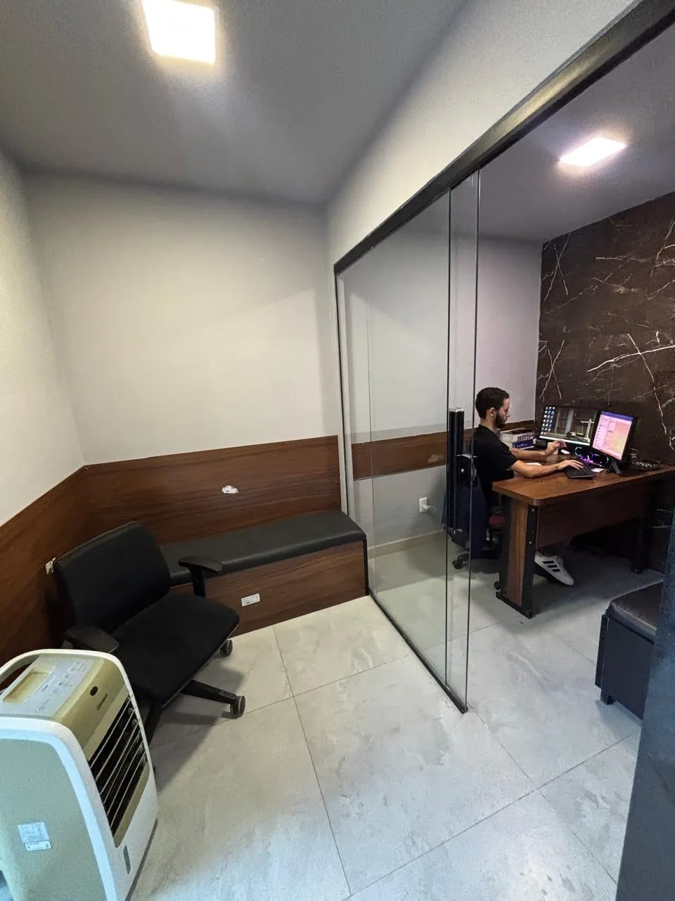 Sala de atendimento do escritório